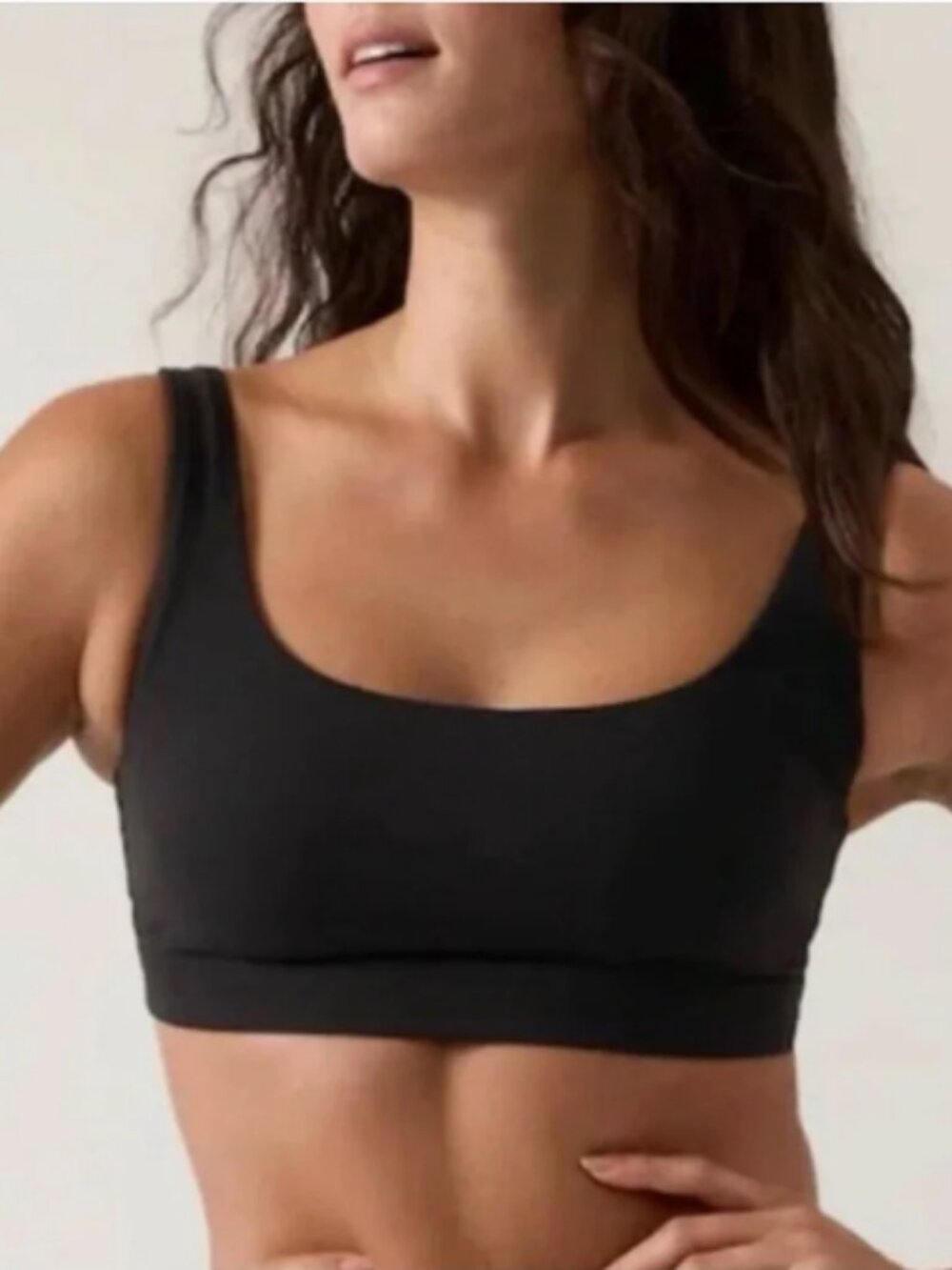 Athleta Exhale Sports Bra; Size XL; Black